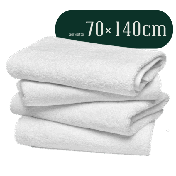 Serviette de bain 70x140cm Rawi Linge — serviette hôtelière maroc pour Airbnb, riads et hôtels