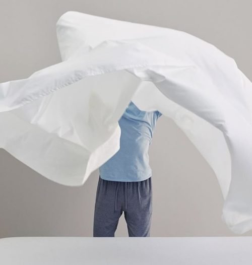 Pile de serviettes et linge de lit pliés, illustration rotation du linge